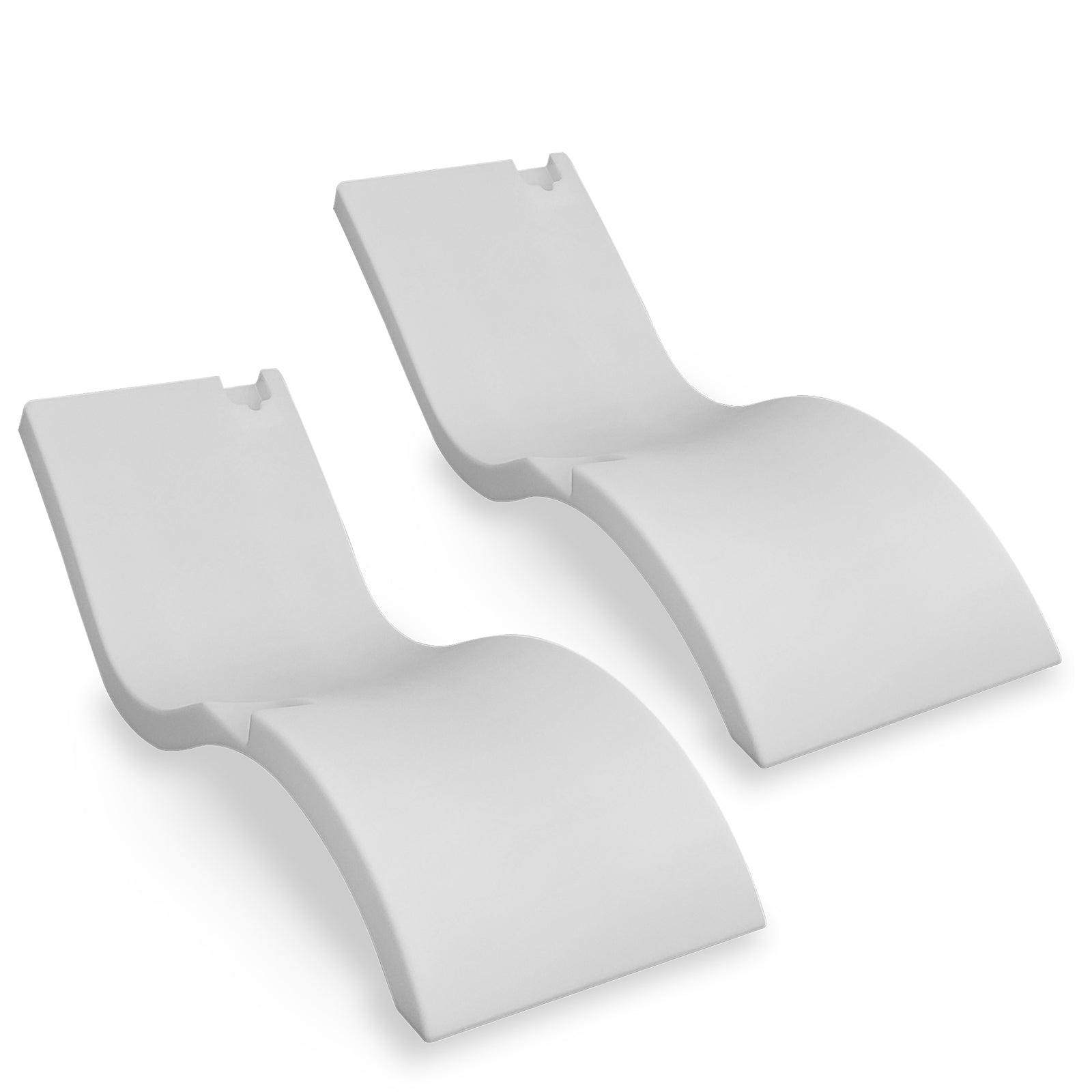 Wave Lounger Pair + Hourglass Table Combo image 3